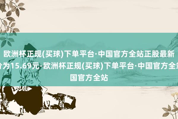 欧洲杯正规(买球)下单平台·中国官方全站正股最新价为15.69元-欧洲杯正规(买球)下单平台·中国官方全站