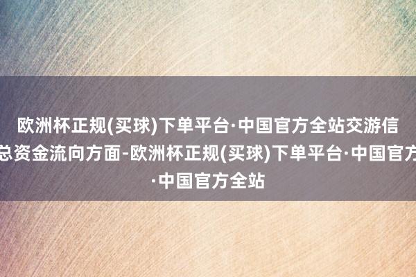 欧洲杯正规(买球)下单平台·中国官方全站交游信息汇总资金流向方面-欧洲杯正规(买球)下单平台·中国官方全站